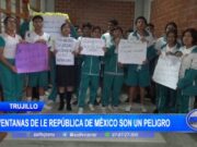 Trujillo: ventanas de I.E República de México son un peligro
