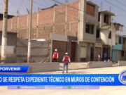 Incumplimiento de Expediente Técnico en Muros de Contención Alarmantes en Porvenir