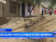 Colapso de Desagüe en Nuevo Indoamérica: 45 Familias en Riesgo Sanitario