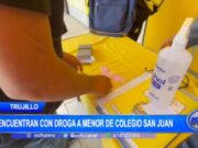 Menor de Colegio San Juan en Trujillo Sorprendido con Cocaína Rosada
