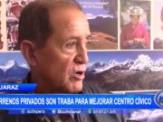 Alcalde de Huaraz busca solución a terrenos privados que impiden mejoras en centro cívico