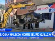 Revitalización del Malecón Norte del Río Quillcay: Independencia lidera operativo de limpieza