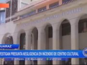 Investigan negligencia en incendio del centro cultural de Huaraz