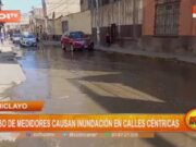 Robo de Medidores en Chiclayo Desata Inundaciones en Calles Céntricas