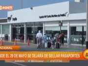Fin del Sellado de Pasaportes en Aeropuertos Peruanos desde 29 de Mayo