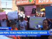 Vecinos de Trujillo exigen perfil técnico en proyecto de agua y desagüe