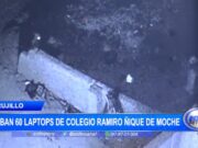 Robo masivo en Trujillo: 60 laptops sustraídas del colegio Ramiro Ñique de Moche