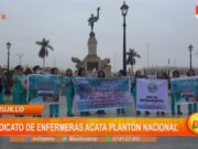 Trujillo: Enfermeras realizan Plantón Nacional