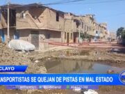 Chiclayo: Transportistas protestan por Deterioro de Vías y Costos de Reparación
