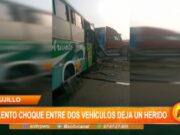 Violento Accidente en Trujillo: Choque Entre Dos Vehículos Deja Herido Grave