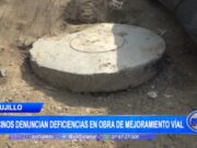 Obra Vial en Urbanización Trupal: Vecinos Denuncian Fallos Significativos