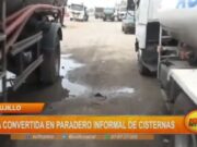 Trujillo: Alerta por Paradero Informal de Cisternas en Vía Industrial