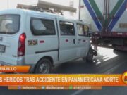 Accidente en Panamericana Norte Deja Dos Heridos Cerca de Trujillo