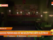 Trujillo: negocios pierden más de 500 soles por corte eléctrico