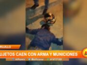 Trujillo: sujetos caen con arma y municiones