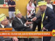 Trujillo: exalumnos del colegio San Juan se reencuentran en desfile