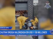 Incautan droga valorizada en US$ 1 150 millones