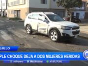 Choque Triple en Trujillo: Madre e Hija Heridas, Vecinos Alertan sobre Seguridad Vial