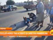 Motociclista herido en accidente en Panamericana Norte tras encuentro con mascota