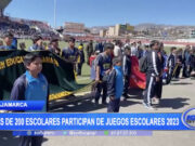¡Más de 200 escolares participan en los Juegos Escolares 2023 en Cajamarca!