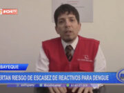 Alerta en Lambayeque por riesgo de escasez de reactivos para dengue