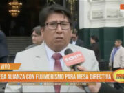 Waldemar Cerrón desmiente alianzas con el fujimorismo para mesa directiva del Congreso