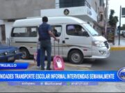 Trujillo: 30 Transportes Escolares Informales Multados Semanalmente