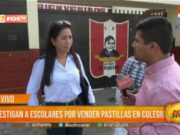 Investigan a escolares por vender pastillas en colegio