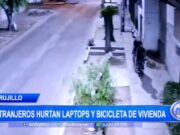 Extranjeros capturados tras robo de laptops y bicicleta en Trujillo