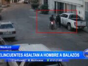 Delincuentes asaltan a balazos y roban celular en Trujillo: Vecinos denuncian inseguridad constante