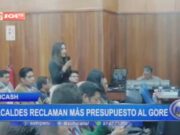 Alcaldes de Áncash exigen más presupuesto para obras en sus distritos y provincias