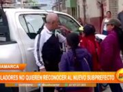 Pobladores de Cajamarca Resistiendo al Nuevo Subprefecto: Tensión y Conflictos