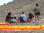 Invasión masiva en Cerro Bolongo: Pobladores en busca de vivienda