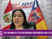 Informe de ética recomienda suspender a congresista Juárez por 120 días