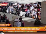 El Papa Francisco Insta a la Paz en Países Conflictivos desde la Plaza San Pedro