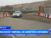 Desvío Temporal en Carretera Costanera Durante Obras de Descarga