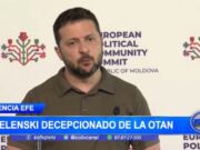 Zelenski, presidente ucraniano, muestra decepción por la OTAN en cumbre europea