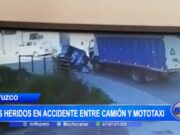 Impactante Accidente en Otuzco: Camión y Mototaxi Chocan, Dejando Dos Heridos