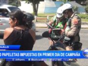 ¡Alerta en el tránsito peruano! 300 papeletas impuestas en un solo día