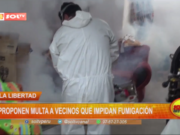 La Libertad: proponen multa a vecinos que impidan fumigación