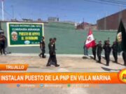 PNP Instala Puesto de Apoyo en Villa Marina para Frenar la Criminalidad