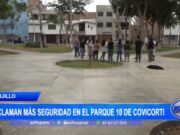 Reclaman más seguridad en el parque 10 de Covicorti