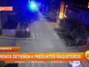 Detienen a presuntos raqueteros en Cajamarca tras persecución de película