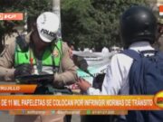 Infracciones de tránsito en Trujillo superan las 11 mil papeletas
