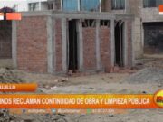 Obra en Florencia de Mora Paralizada: Vecinos Descontentos y Ambiente Peligroso