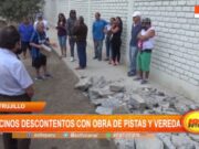 Descontento Ciudadano en urb. Trupal por Obras de Mejoramiento Vial