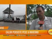 Calor persiste pese a invierno