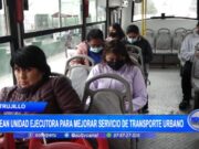 Trujillo: crean unidad ejecutora para mejorar servicio de transporte urbano
