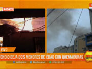 Incendio deja a dos niños con quemaduras de primer grado en Urb. La Merced