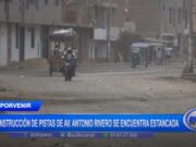 El Porvenir: reconstrucción de pistas de Av. Antonio Rivero se encuentra estancada